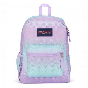 JanSport CROSS TOWN Schoolrugzakken Rugzakken Paars Groen | XNLGW58240