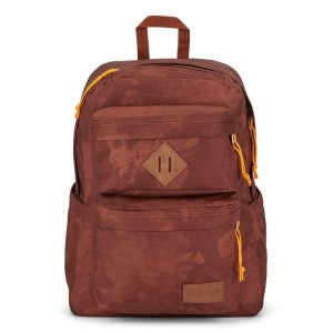 JanSport DOUBLE BREAK FX Laptop Rugzak Rugzakken Bruin | NLJVR33915