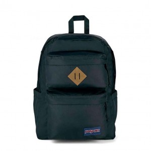 JanSport Double Break Laptop Rugzak Rugzakken Zwart | NLNZX39854