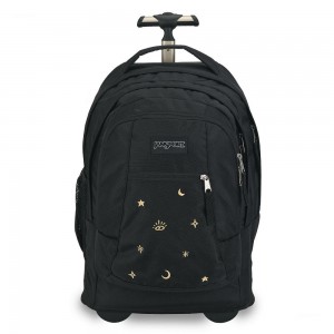 JanSport Driver 8 Rollende rugzak Rugzakken Zwart | NLZDE55378