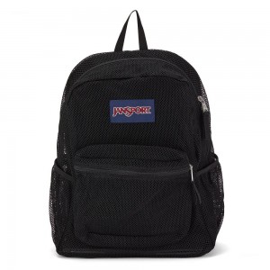 JanSport ECO MESH PACK Laptop Rugzak Rugzakken Zwart | NLZPD84256