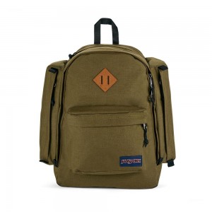 JanSport Field Pack Schoolrugzakken Rugzakken Olijfgroen | FNLHY73055