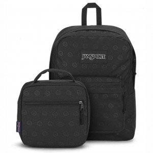 JanSport HAPPY AND SAD BUNDLE Laptop Rugzak Rugzakken Zwart | FNLHY97482