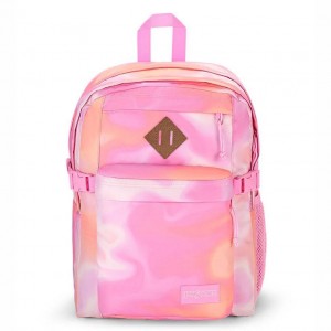 JanSport Main Campus Laptop Rugzak Rugzakken Roze | NLXBR61176