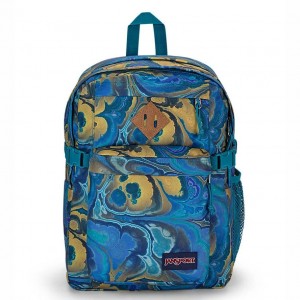 JanSport Main Campus Schoolrugzakken Rugzakken Blauw | NLDFL12166