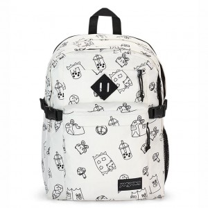 JanSport Main Campus Schoolrugzakken Rugzakken Wit | ZNLNQ97300