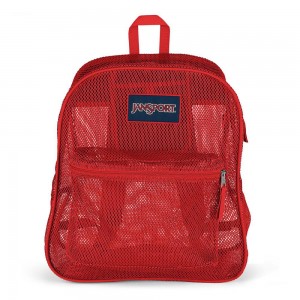 JanSport Mesh Pack Schoolrugzakken Rugzakken Rood | NLDYB35645