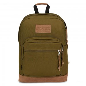 JanSport Right Pack Premium Schoolrugzakken Rugzakken Olijfgroen | ANLWC32562