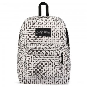 JanSport SuperBreak® Plus Laptop Rugzak Rugzakken Wit Zwart | FNLUI15809