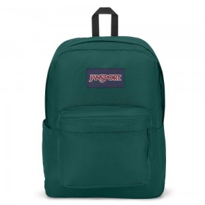 JanSport SuperBreak® Plus Laptop Rugzak Rugzakken Diepgroen | GNLEC46712