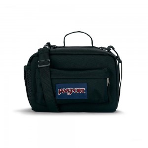 JanSport The Carryout Lunchtas Tassen Zwart | GNLUC24484