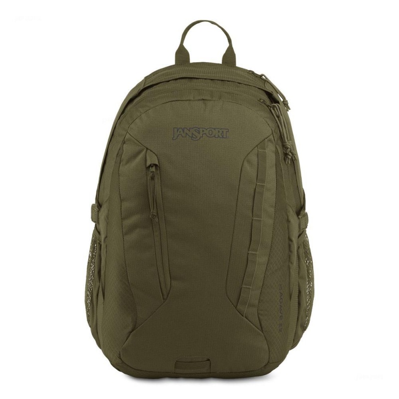 JanSport Agave Laptop Rugzak Rugzakken Olijfgroen | TNLPQ34447