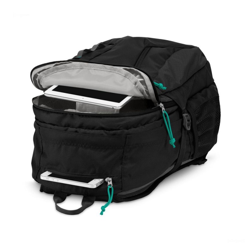 JanSport Agave Laptop Rugzak Rugzakken Zwart | GNLUC63325