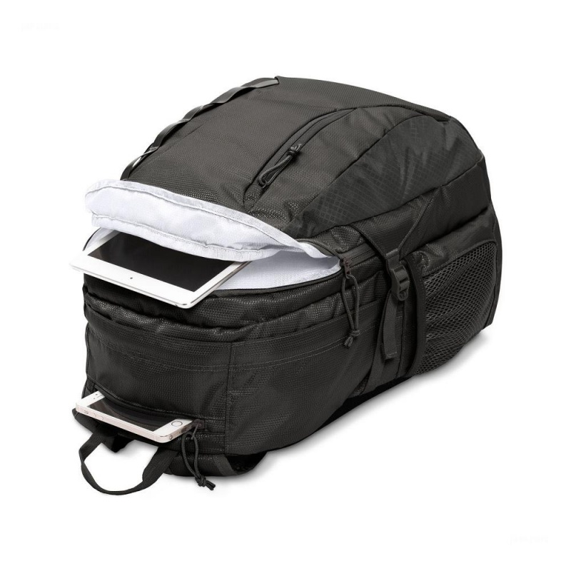 JanSport Agave Laptop Rugzak Rugzakken Zwart | NLXMI75325