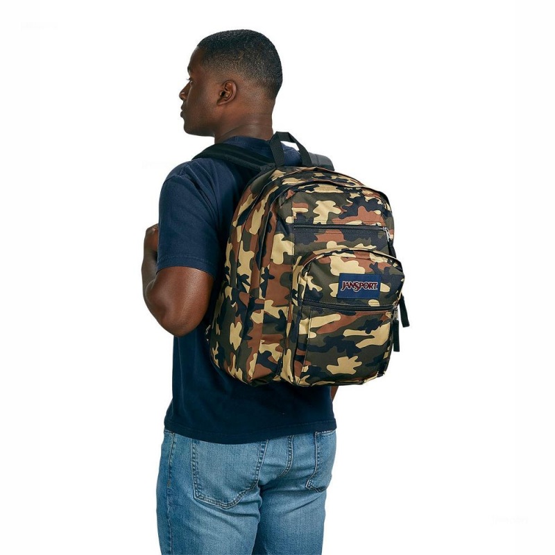 JanSport BIG STUDENT Laptop Rugzak Rugzakken Camo | NLIIZ77836