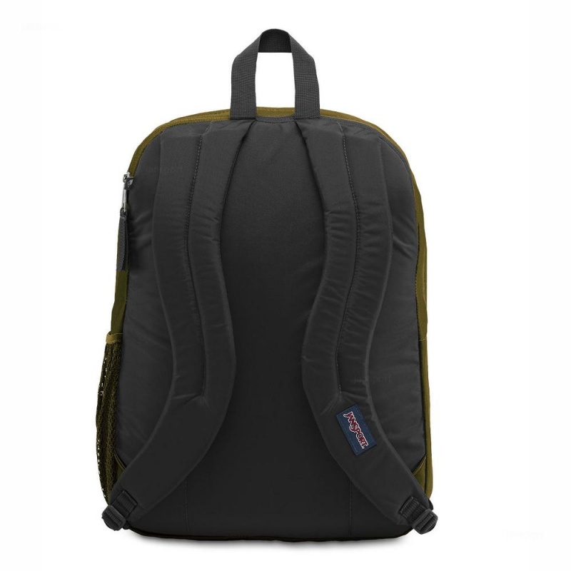 JanSport BIG STUDENT Laptop Rugzak Rugzakken Olijfgroen | NLEGJ42873