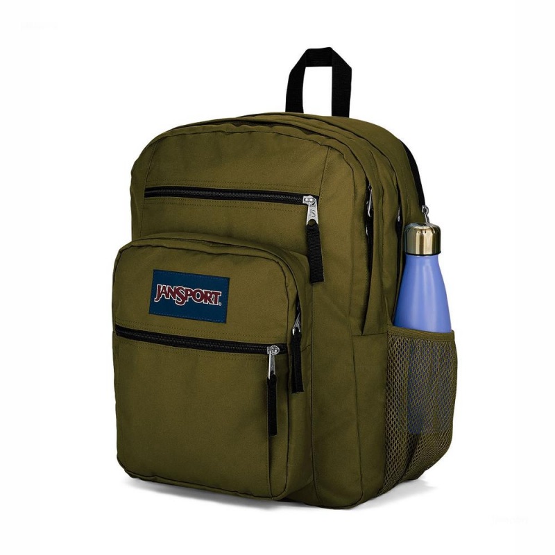 JanSport BIG STUDENT Laptop Rugzak Rugzakken Olijfgroen | NLEGJ42873