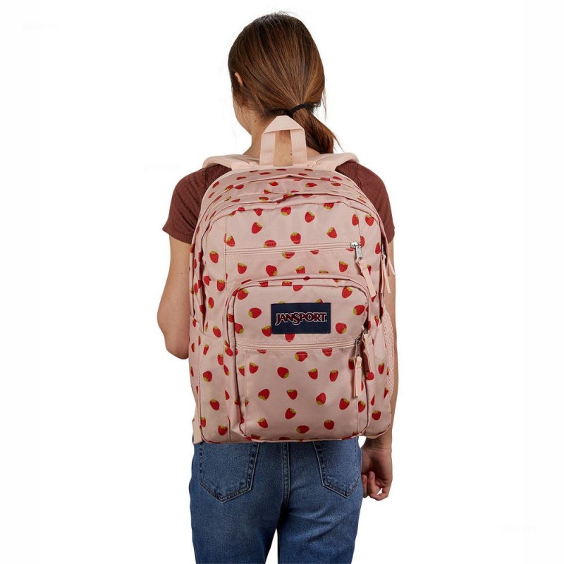 JanSport BIG STUDENT Laptop Rugzak Rugzakken Roze Rood | PNLER22998