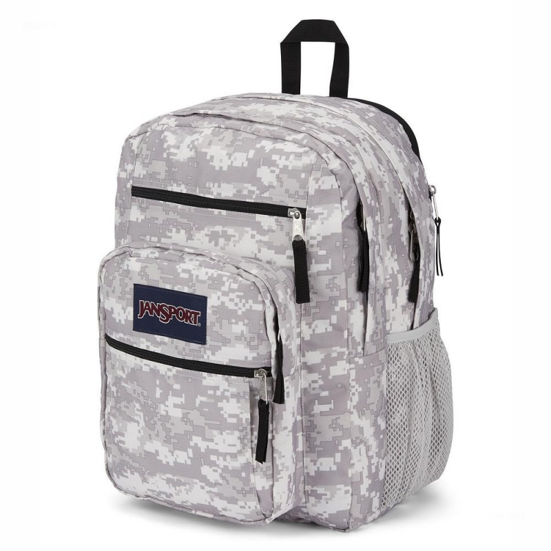 JanSport BIG STUDENT Laptop Rugzak Rugzakken Grijs Camo | FNLUI24737