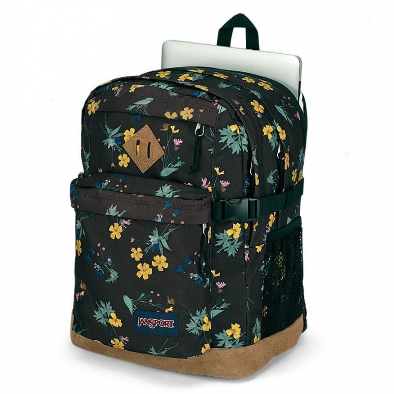 JanSport DARK FLORA BUNDLE Laptop Rugzak Rugzakken Bruin | ENLVG56140