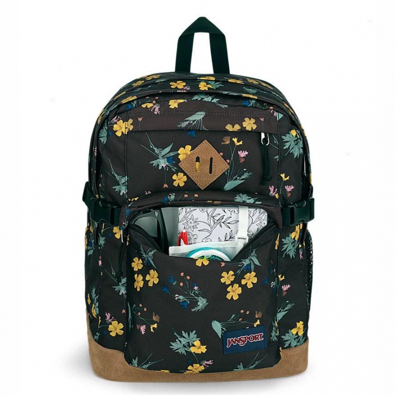 JanSport DARK FLORA BUNDLE Laptop Rugzak Rugzakken Bruin | ENLVG56140