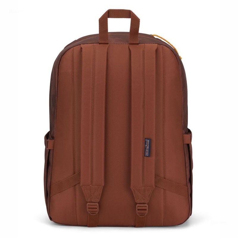 JanSport DOUBLE BREAK FX Laptop Rugzak Rugzakken Bruin | NLJVR33915