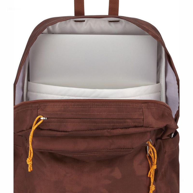 JanSport DOUBLE BREAK FX Laptop Rugzak Rugzakken Bruin | NLJVR33915