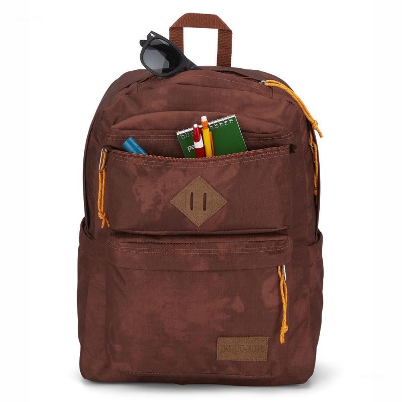 JanSport DOUBLE BREAK FX Laptop Rugzak Rugzakken Bruin | NLJVR33915