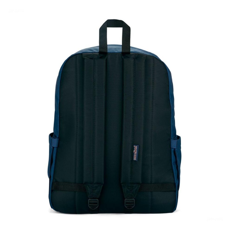 JanSport Double Break Laptop Rugzak Rugzakken Donkerblauw | ENLVG41334