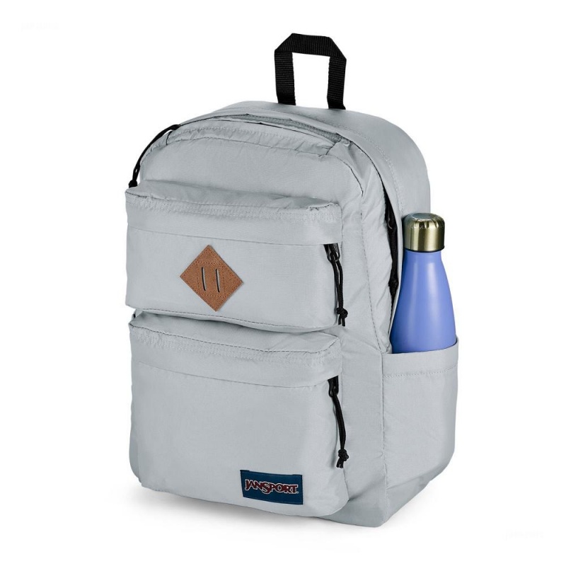 JanSport Double Break Laptop Rugzak Rugzakken Grijs | NLEGJ49650