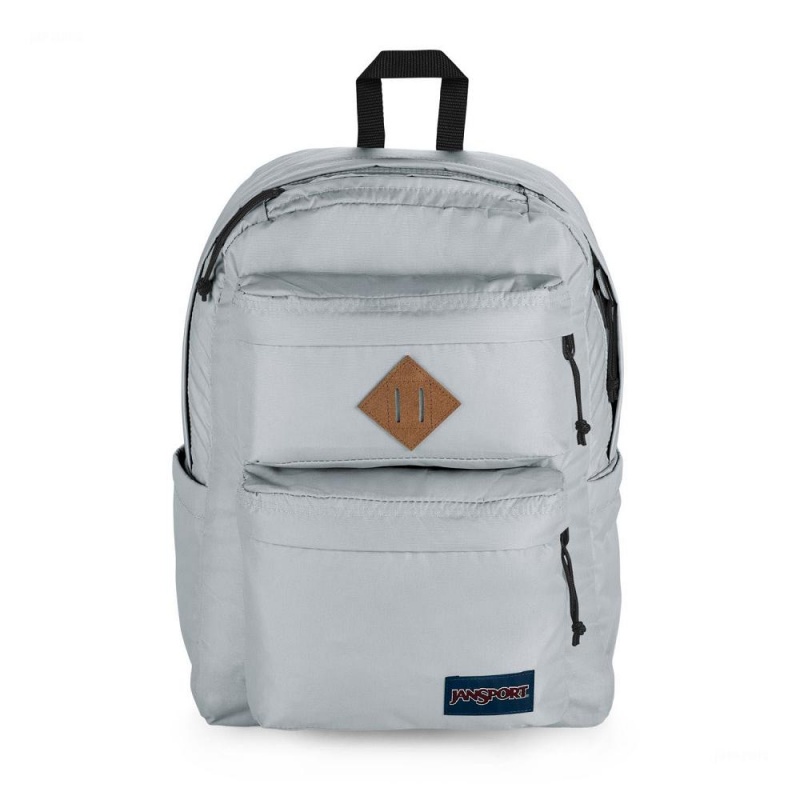 JanSport Double Break Laptop Rugzak Rugzakken Grijs | NLEGJ49650