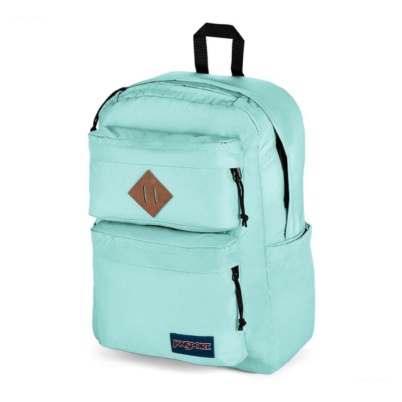 JanSport Double Break Laptop Rugzak Rugzakken Turquoise | BNLSD93189