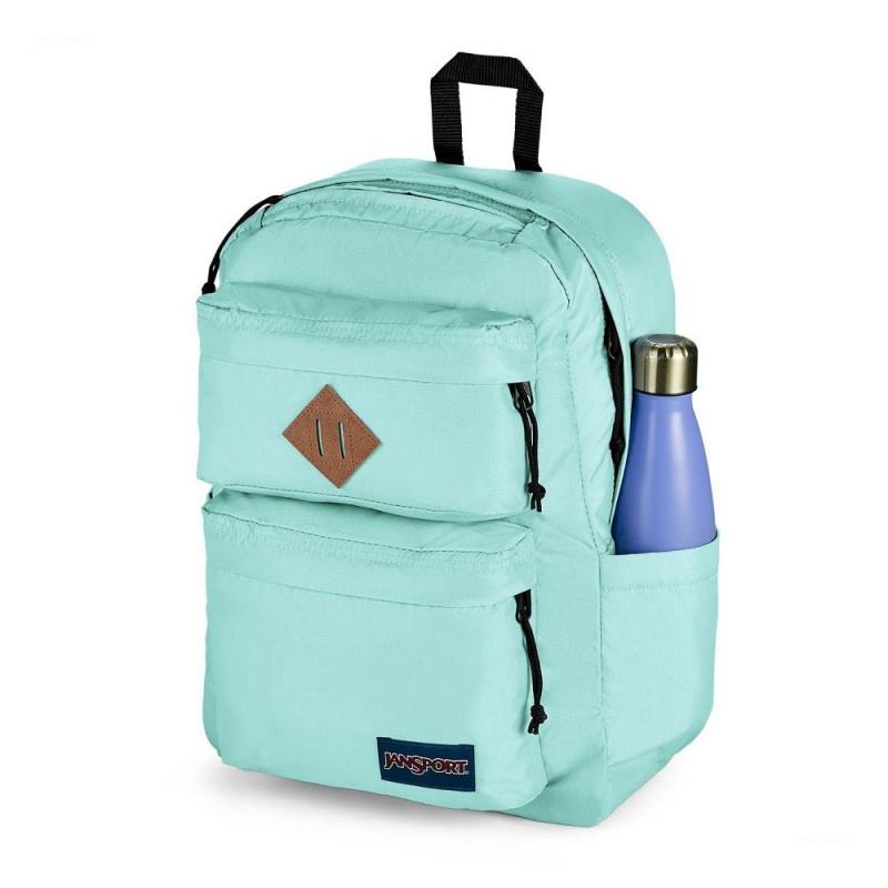 JanSport Double Break Laptop Rugzak Rugzakken Turquoise | BNLSD93189