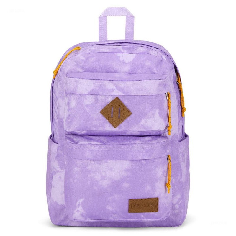 JanSport Double Break Laptop Rugzak Rugzakken Paars | NLNEJ41340