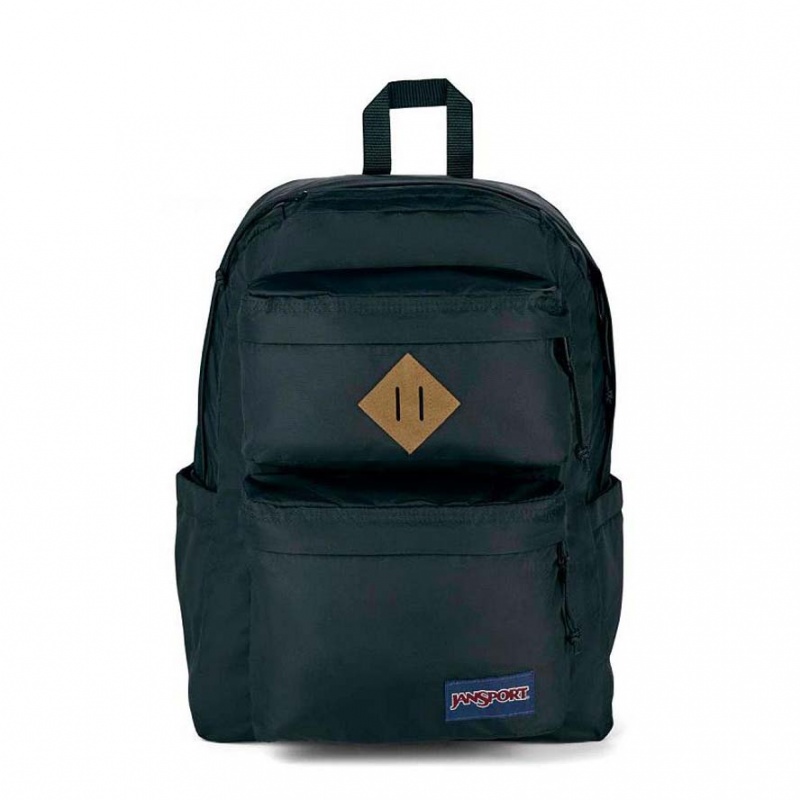 JanSport Double Break Schoolrugzakken Rugzakken Zwart | MNLHR45962