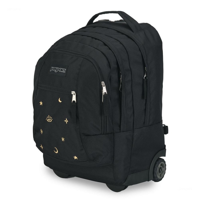 JanSport Driver 8 Rollende rugzak Rugzakken Zwart | NLZDE55378