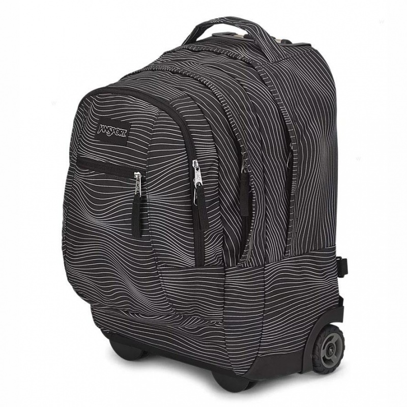 JanSport Driver 8 Rollende rugzak Rugzakken Zwart | NLQCS88243