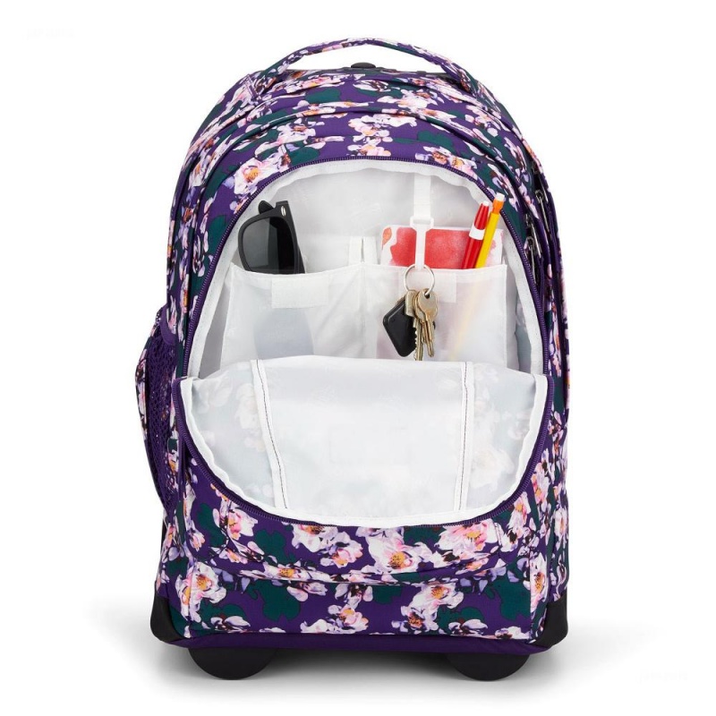 JanSport Driver 8 Rolling Laptop Rugzak Rugzakken Paars | NLCIF44237