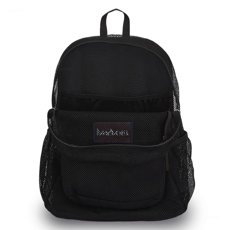 JanSport ECO MESH PACK Laptop Rugzak Rugzakken Zwart | NLZPD84256