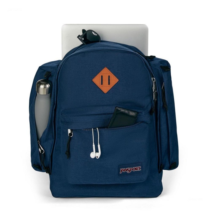 JanSport Field Pack Laptop Rugzak Rugzakken Donkerblauw | NLICD82906