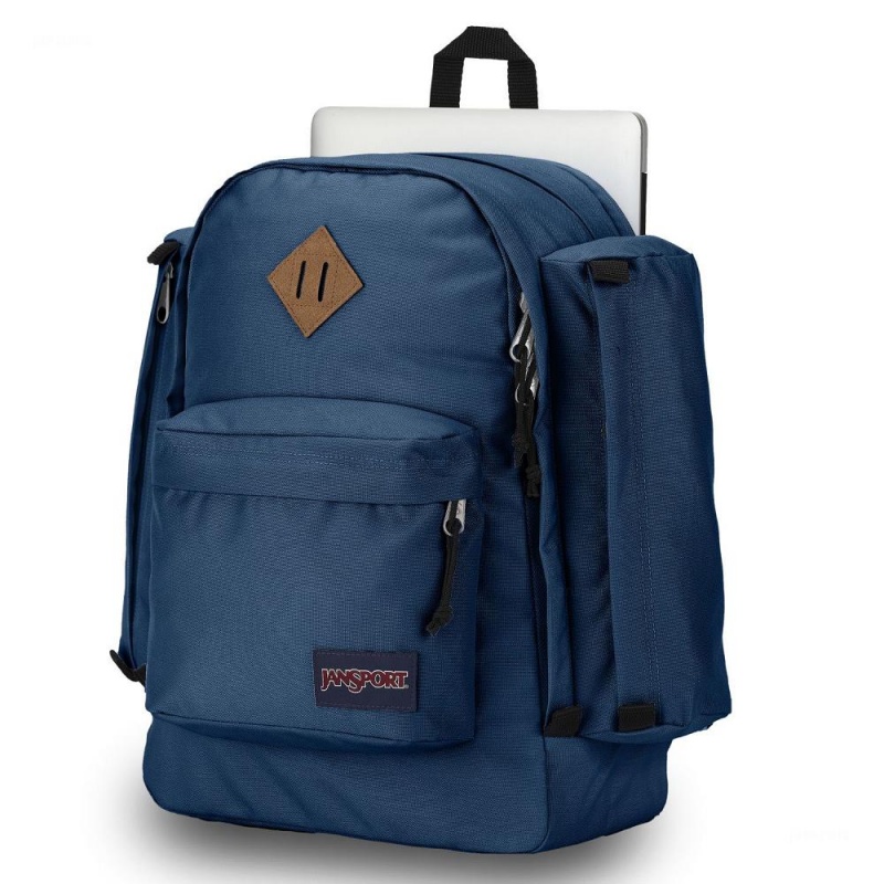 JanSport Field Pack Laptop Rugzak Rugzakken Donkerblauw | NLICD82906