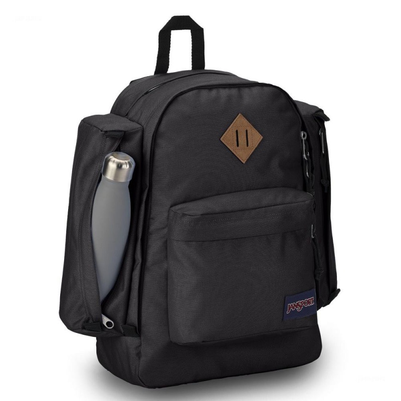 JanSport Field Pack Laptop Rugzak Rugzakken Zwart | NLNEJ96106