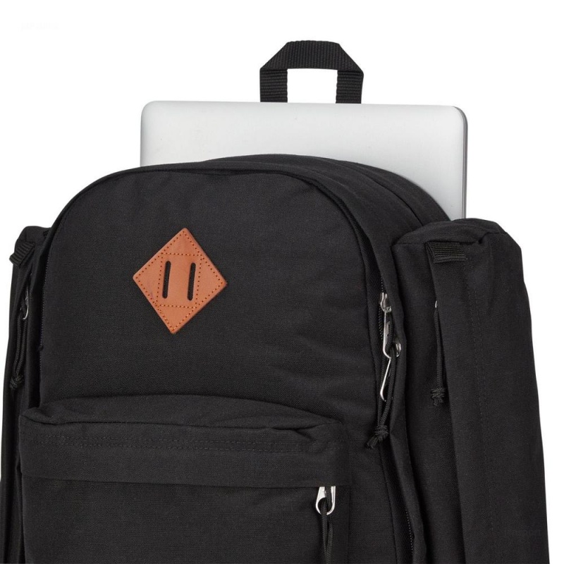 JanSport Field Pack Laptop Rugzak Rugzakken Zwart | NLNEJ96106