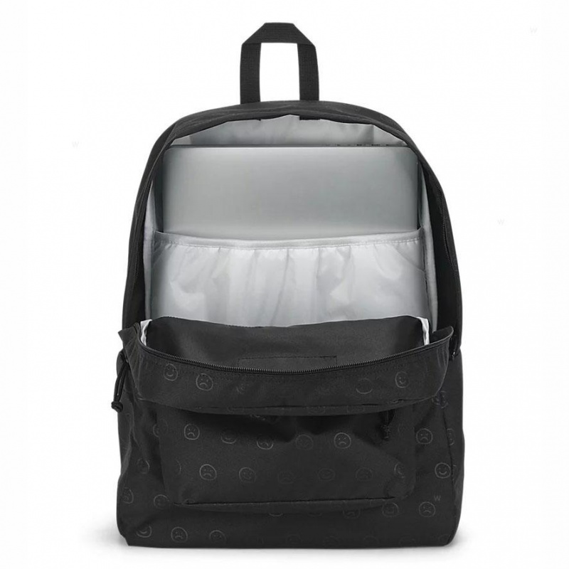 JanSport HAPPY AND SAD BUNDLE Laptop Rugzak Rugzakken Zwart | FNLHY97482