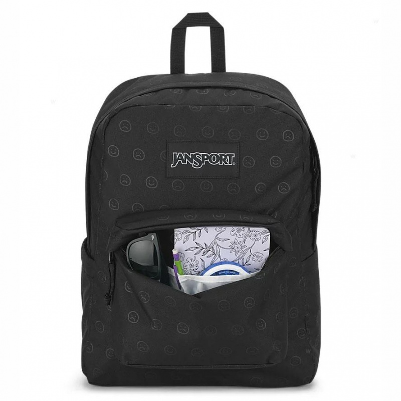 JanSport HAPPY AND SAD BUNDLE Laptop Rugzak Rugzakken Zwart | FNLHY97482