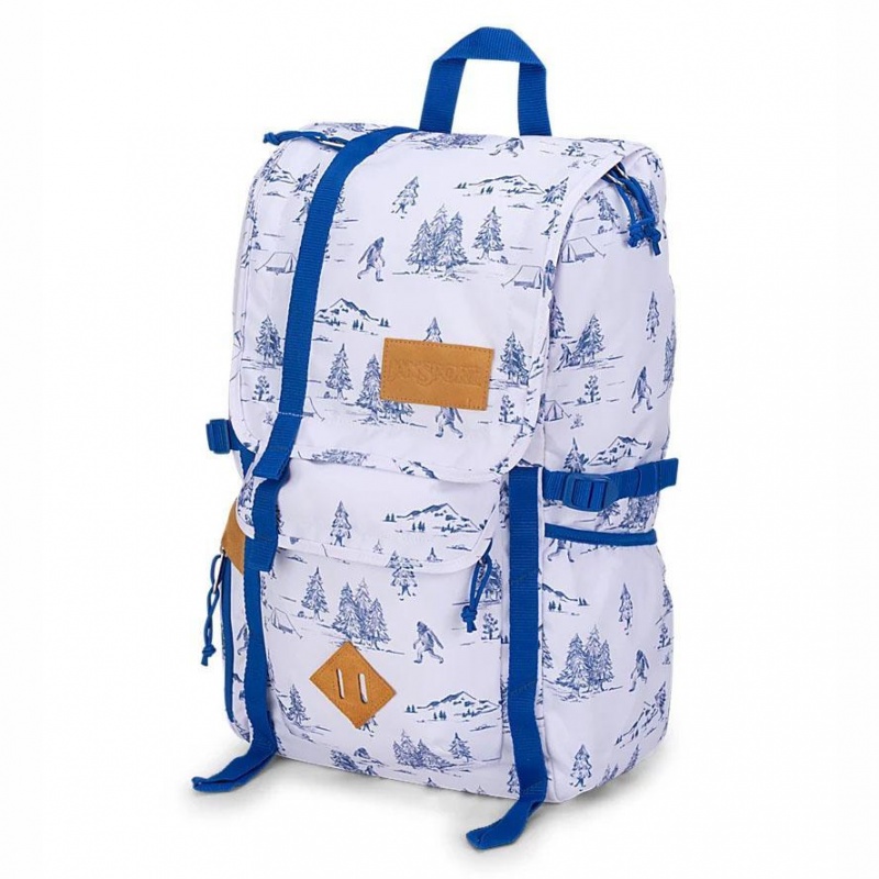 JanSport Hatchet Schoolrugzakken Rugzakken Wit Blauw | NLDFL49223