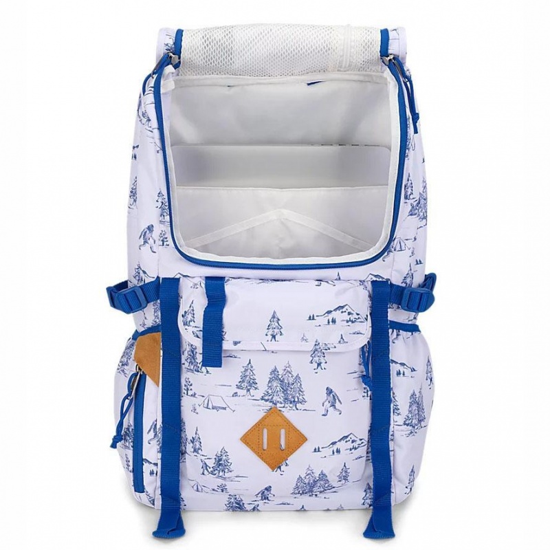 JanSport Hatchet Schoolrugzakken Rugzakken Wit Blauw | NLDFL49223