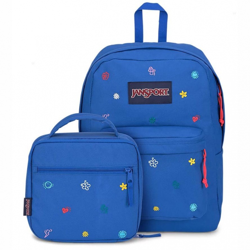 JanSport KIDCORE CHARMS BUNDLE Laptop Rugzak Rugzakken Blauw | NLJVR84535