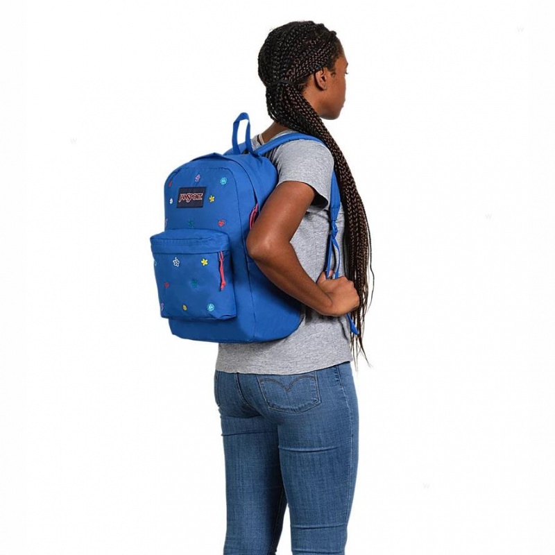 JanSport KIDCORE CHARMS BUNDLE Schoolrugzakken Rugzakken Blauw | XNLBH37125