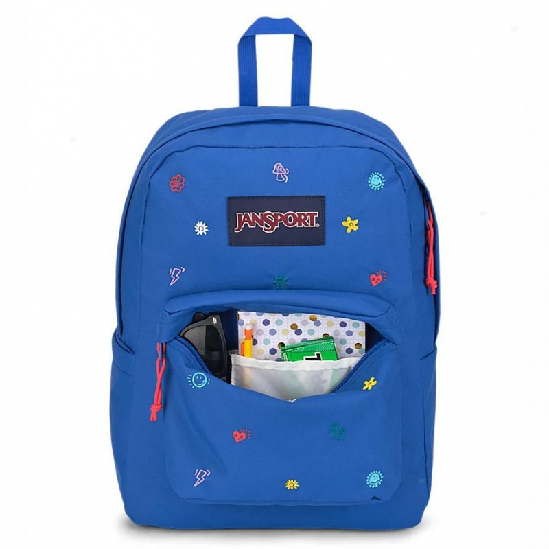 JanSport KIDCORE CHARMS BUNDLE Schoolrugzakken Rugzakken Blauw | XNLBH37125